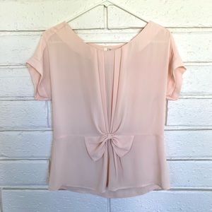 Pink Bow Blouse